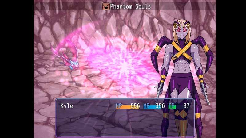 Cumming Hotel — Pixel-art magical effects and furry fantasy RPG character — Cumming Hotel game screenshot.